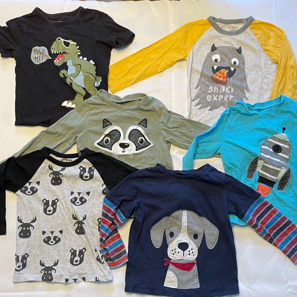 Lot of 4T first impressions tshirts